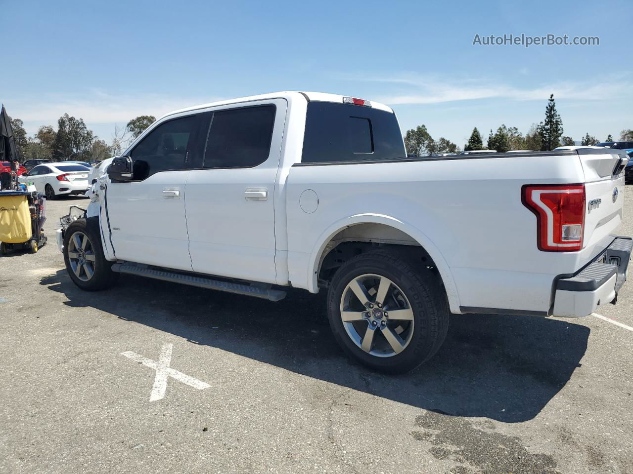 2017 Ford F150 Supercrew White vin: 1FTEW1CG0HKD10071