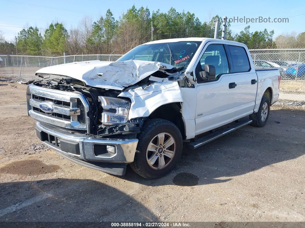 2017 Ford F-150 Xlt White vin: 1FTEW1CG1HKC92437