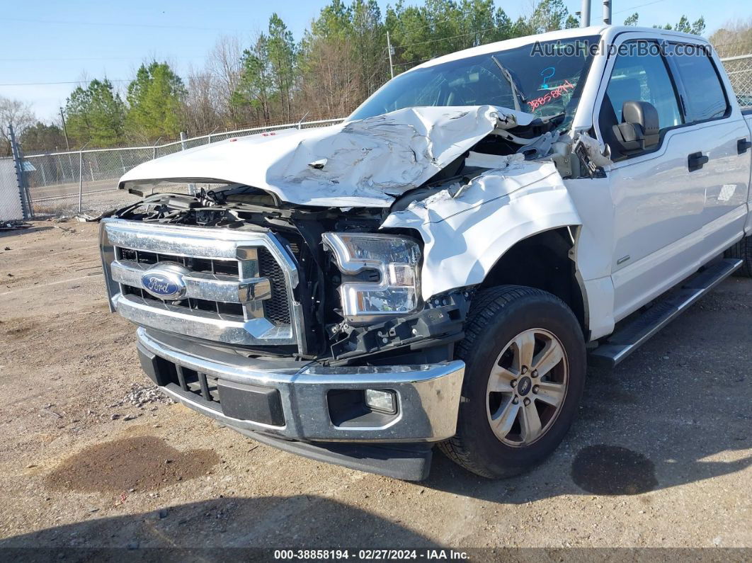 2017 Ford F-150 Xlt White vin: 1FTEW1CG1HKC92437