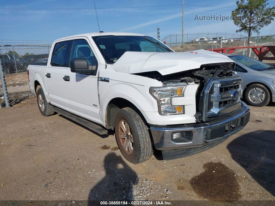 2017 Ford F-150 Xlt White vin: 1FTEW1CG1HKC92437