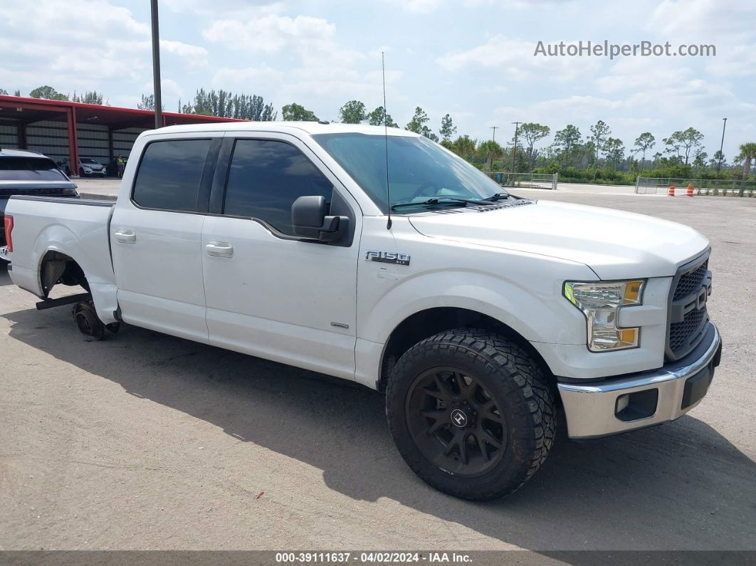 2017 Ford F-150 Xlt White vin: 1FTEW1CG4HFA75392