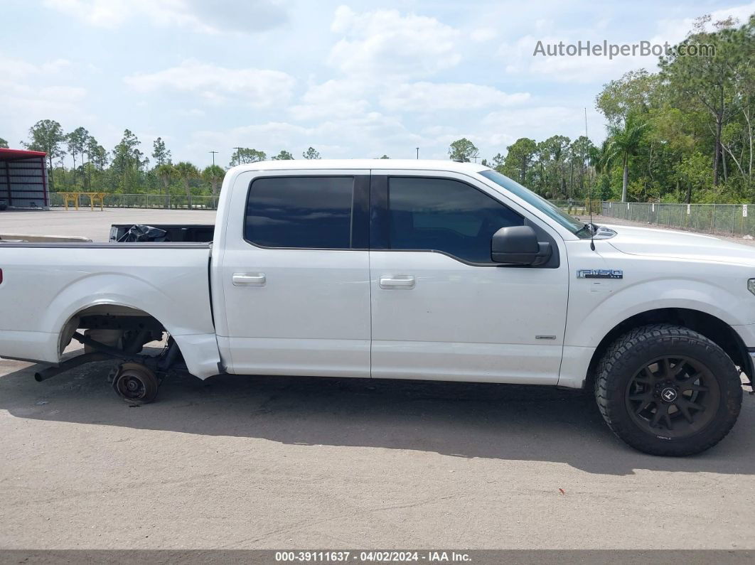 2017 Ford F-150 Xlt White vin: 1FTEW1CG4HFA75392