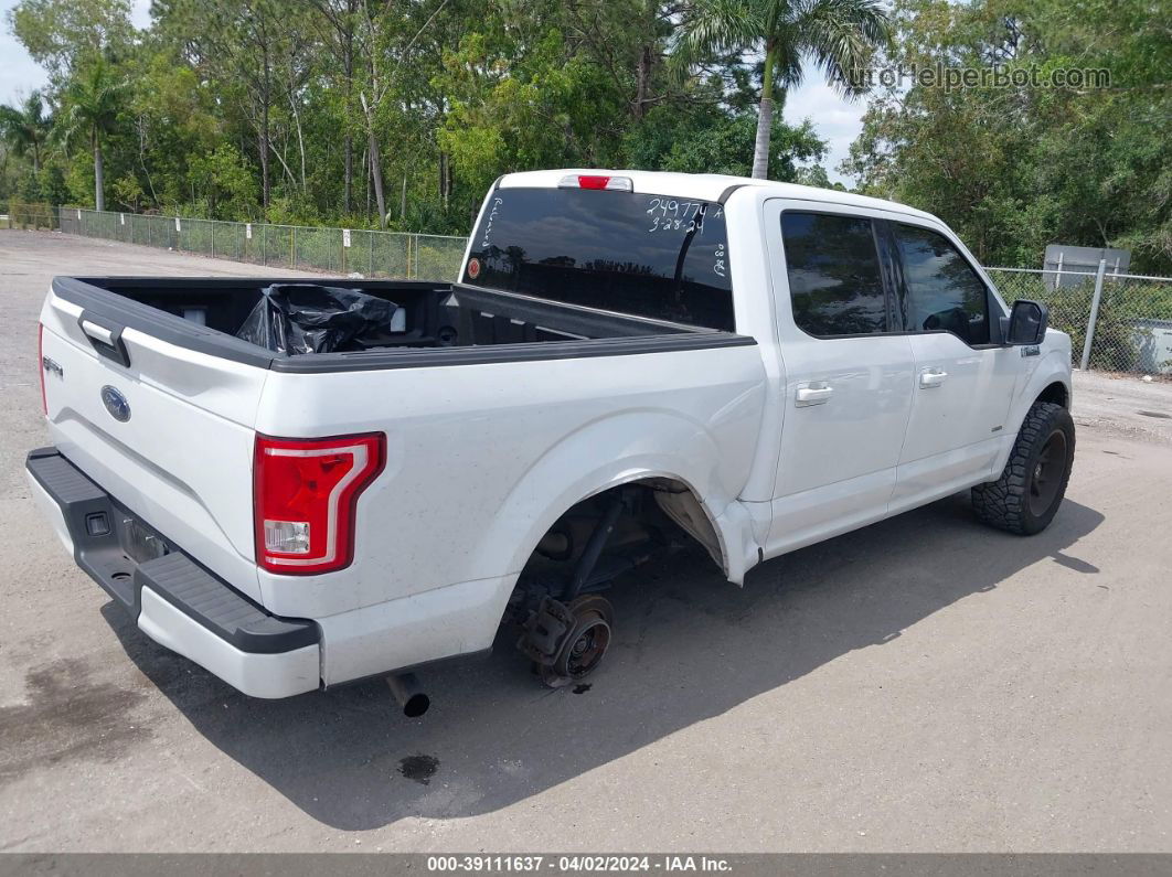 2017 Ford F-150 Xlt White vin: 1FTEW1CG4HFA75392