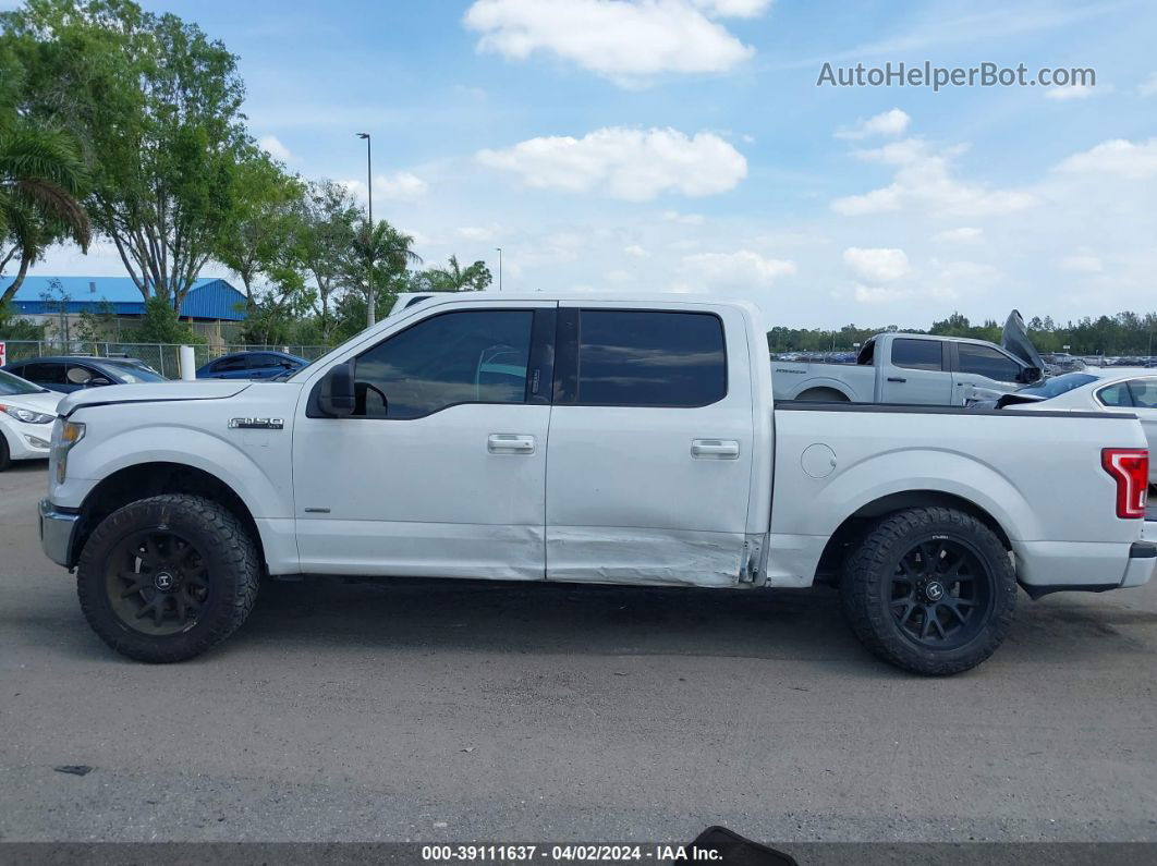 2017 Ford F-150 Xlt White vin: 1FTEW1CG4HFA75392