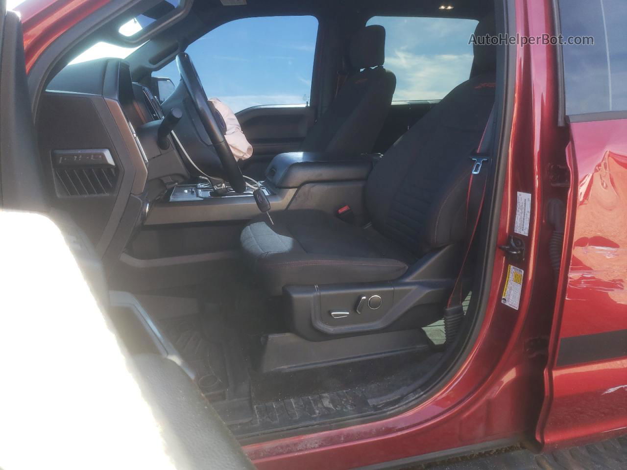 2018 Ford F150 Supercrew Red vin: 1FTEW1CG4JFD04157