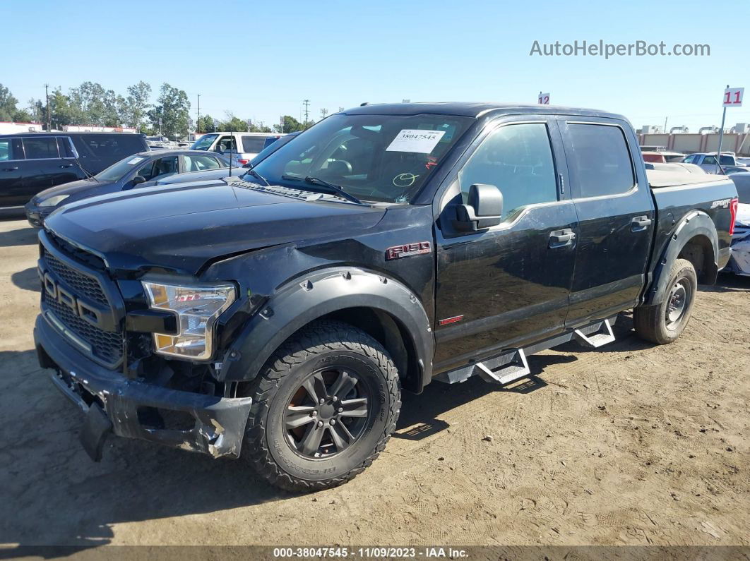 2017 Ford F-150 Xlt Black vin: 1FTEW1CG8HKD00596