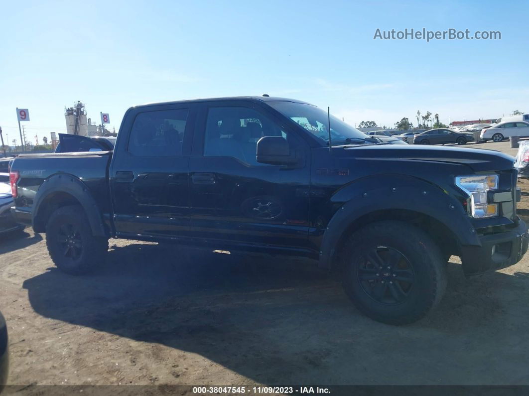 2017 Ford F-150 Xlt Black vin: 1FTEW1CG8HKD00596