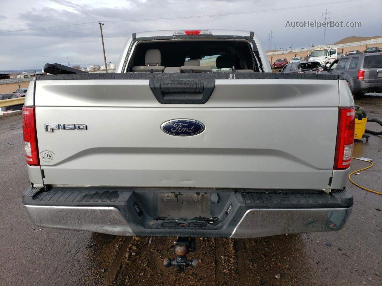 2017 Ford F150 Supercrew Silver vin: 1FTEW1CG9HKD00932