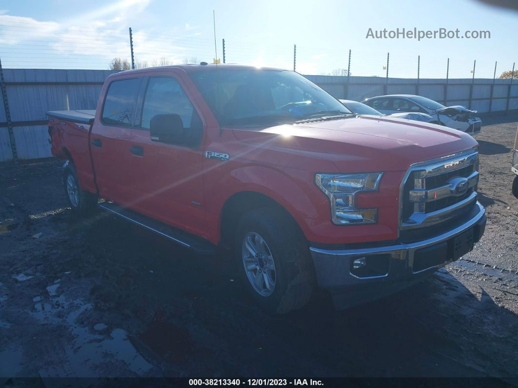 2017 Ford F-150 Xlt Red vin: 1FTEW1CG9HKD05709