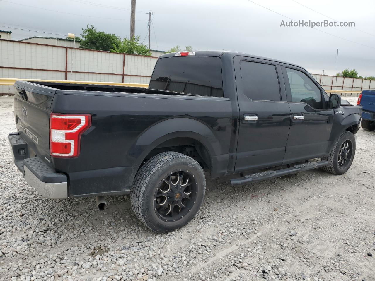 2018 Ford F150 Supercrew Black vin: 1FTEW1CGXJKD83406