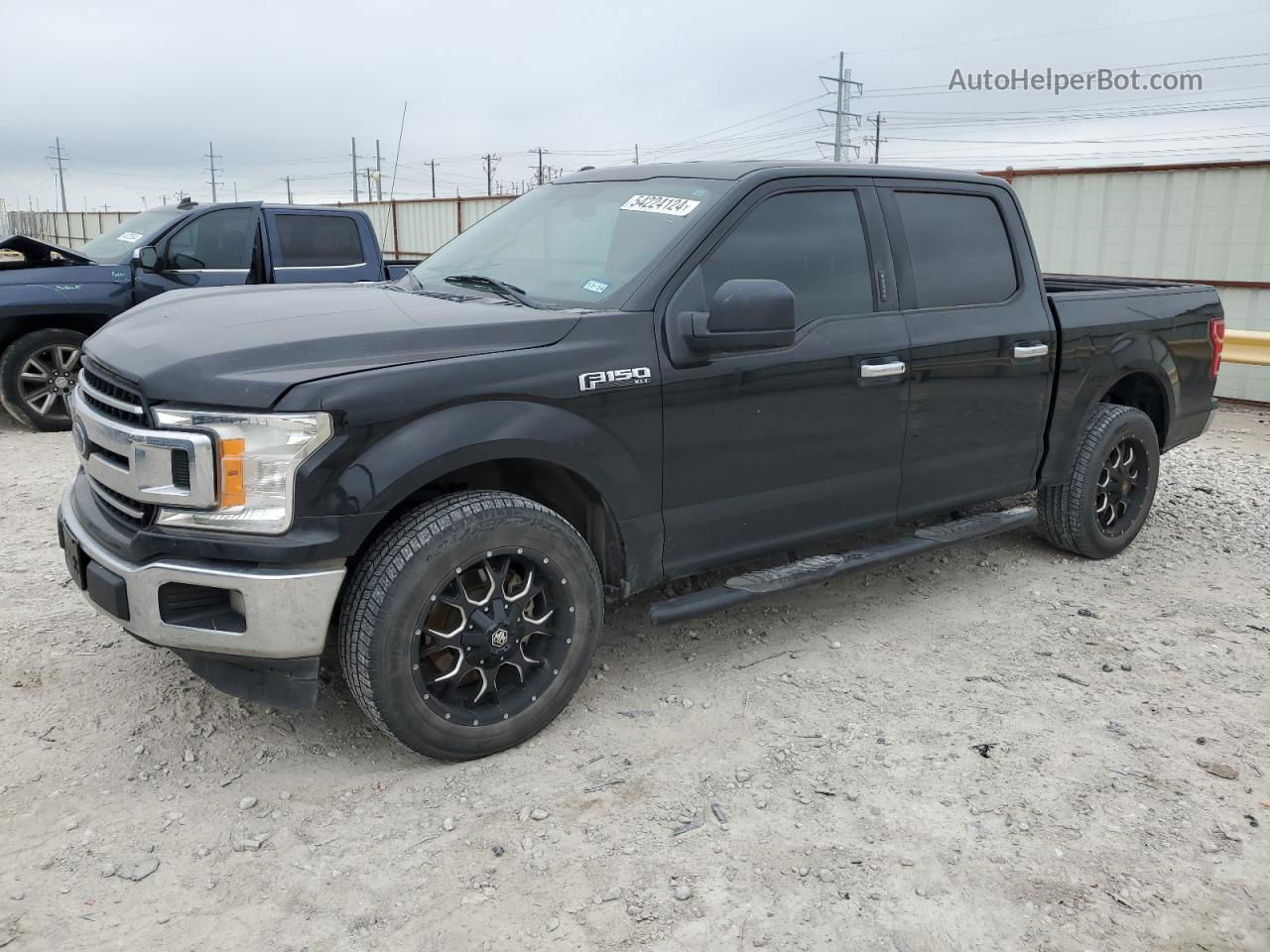 2018 Ford F150 Supercrew Black vin: 1FTEW1CGXJKD83406