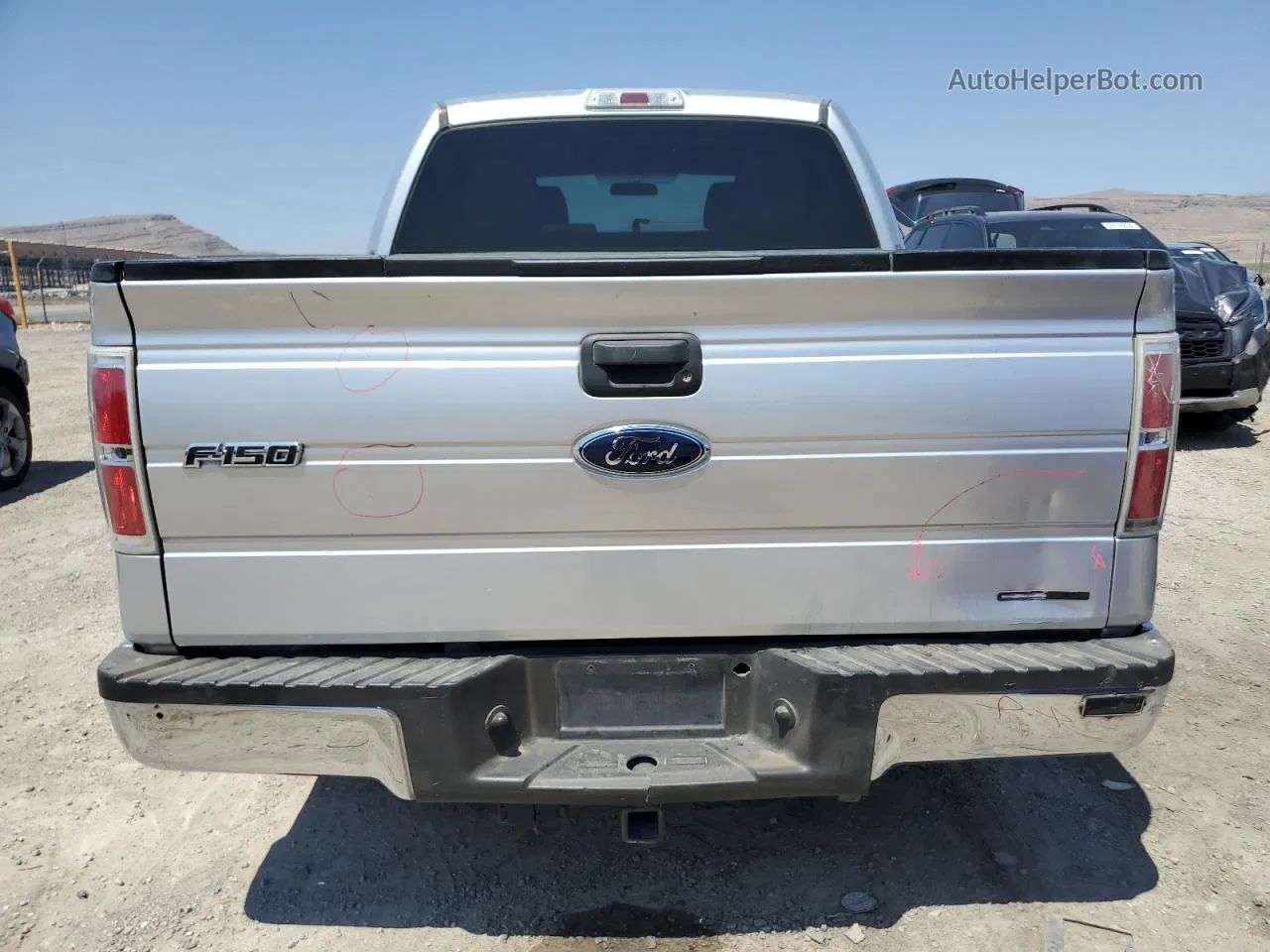 2011 Ford F150 Supercrew Silver vin: 1FTEW1CM0BFA66153