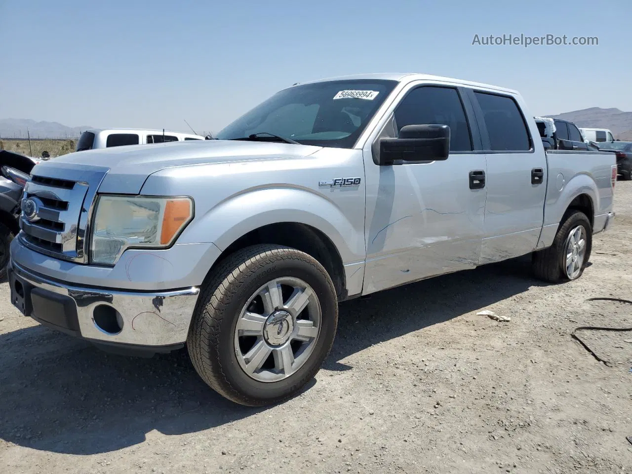 2011 Ford F150 Supercrew Silver vin: 1FTEW1CM0BFA66153