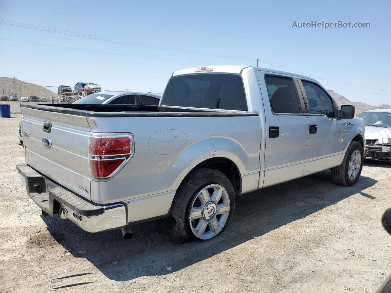 2011 Ford F150 Supercrew Silver vin: 1FTEW1CM0BFA66153