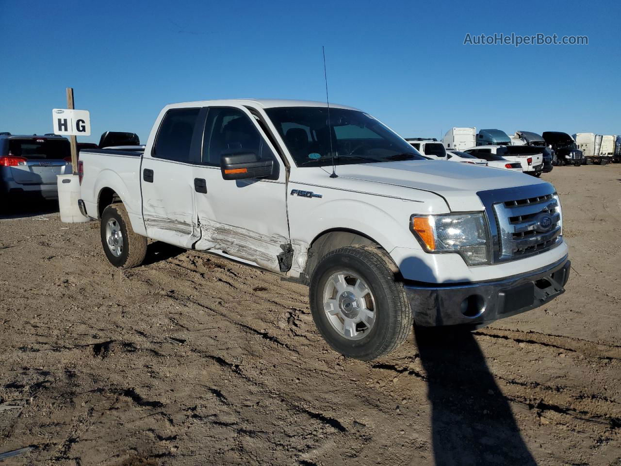 2011 Ford F150 Supercrew Белый vin: 1FTEW1CM0BFB91508