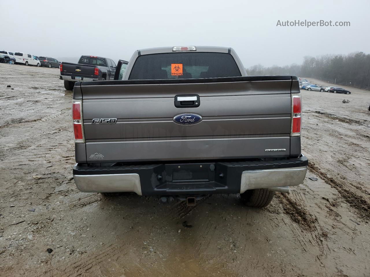 2014 Ford F150 Supercrew Gray vin: 1FTEW1CM1EFB50275