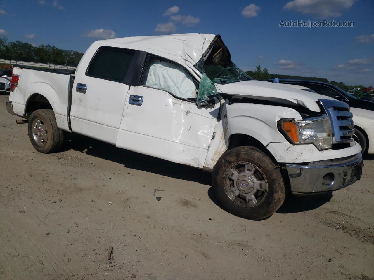 2011 Ford F150 Supercrew White vin: 1FTEW1CM2BFB58767