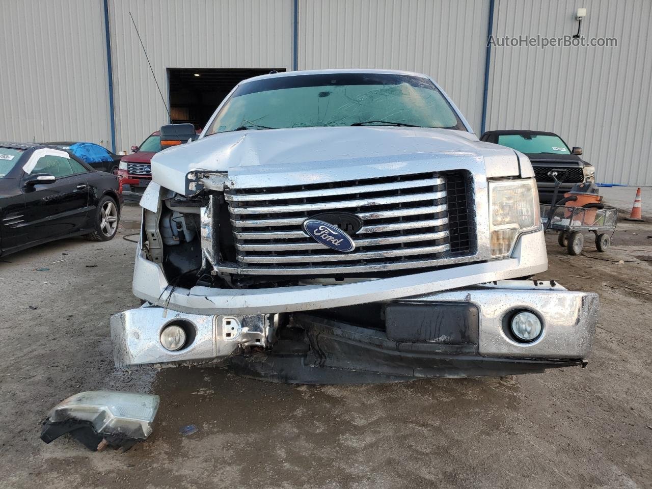 2011 Ford F150 Supercrew Silver vin: 1FTEW1CM3BFB89302