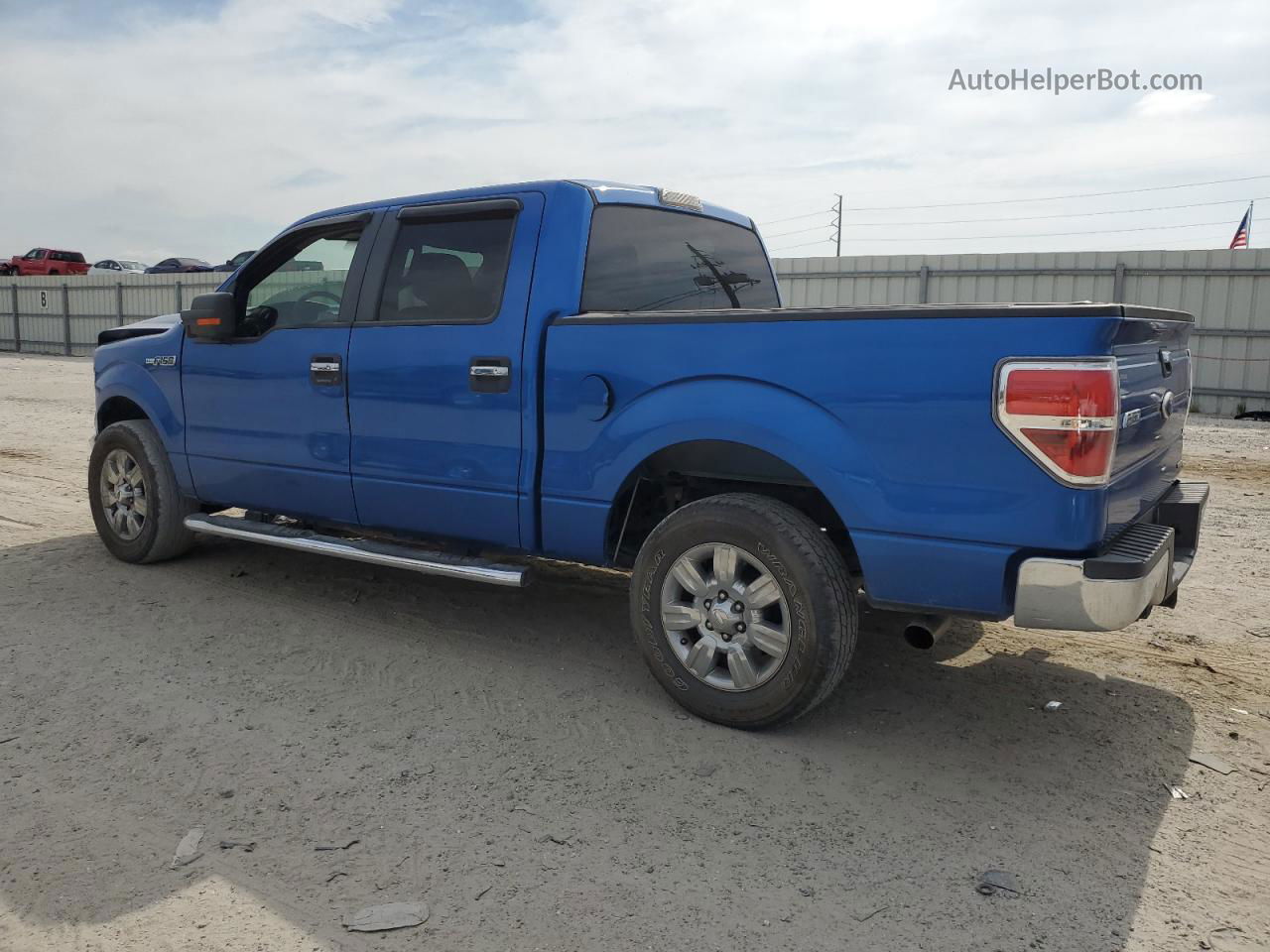 2011 Ford F150 Supercrew Blue vin: 1FTEW1CM6BFB89343