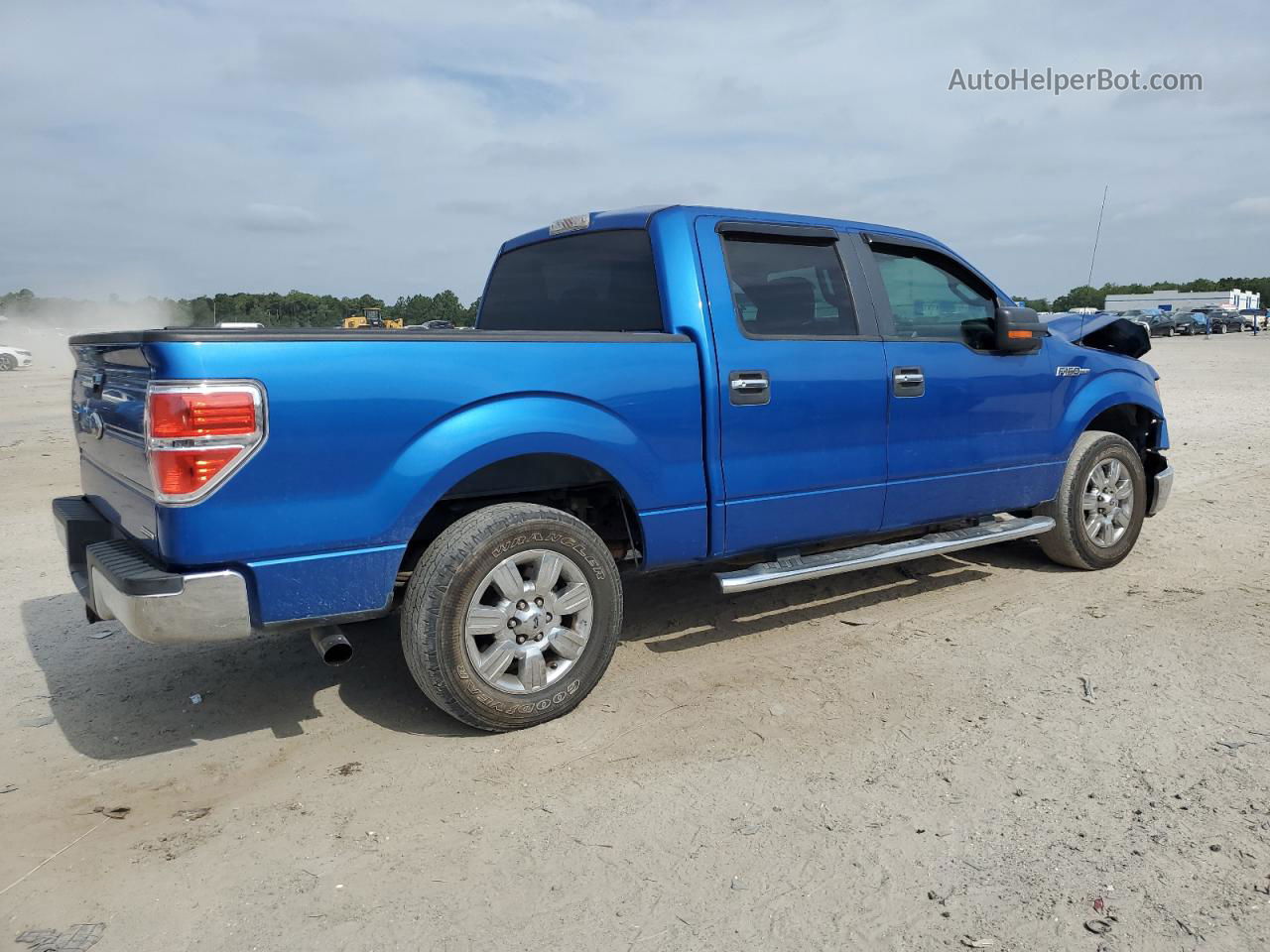 2011 Ford F150 Supercrew Blue vin: 1FTEW1CM6BFB89343