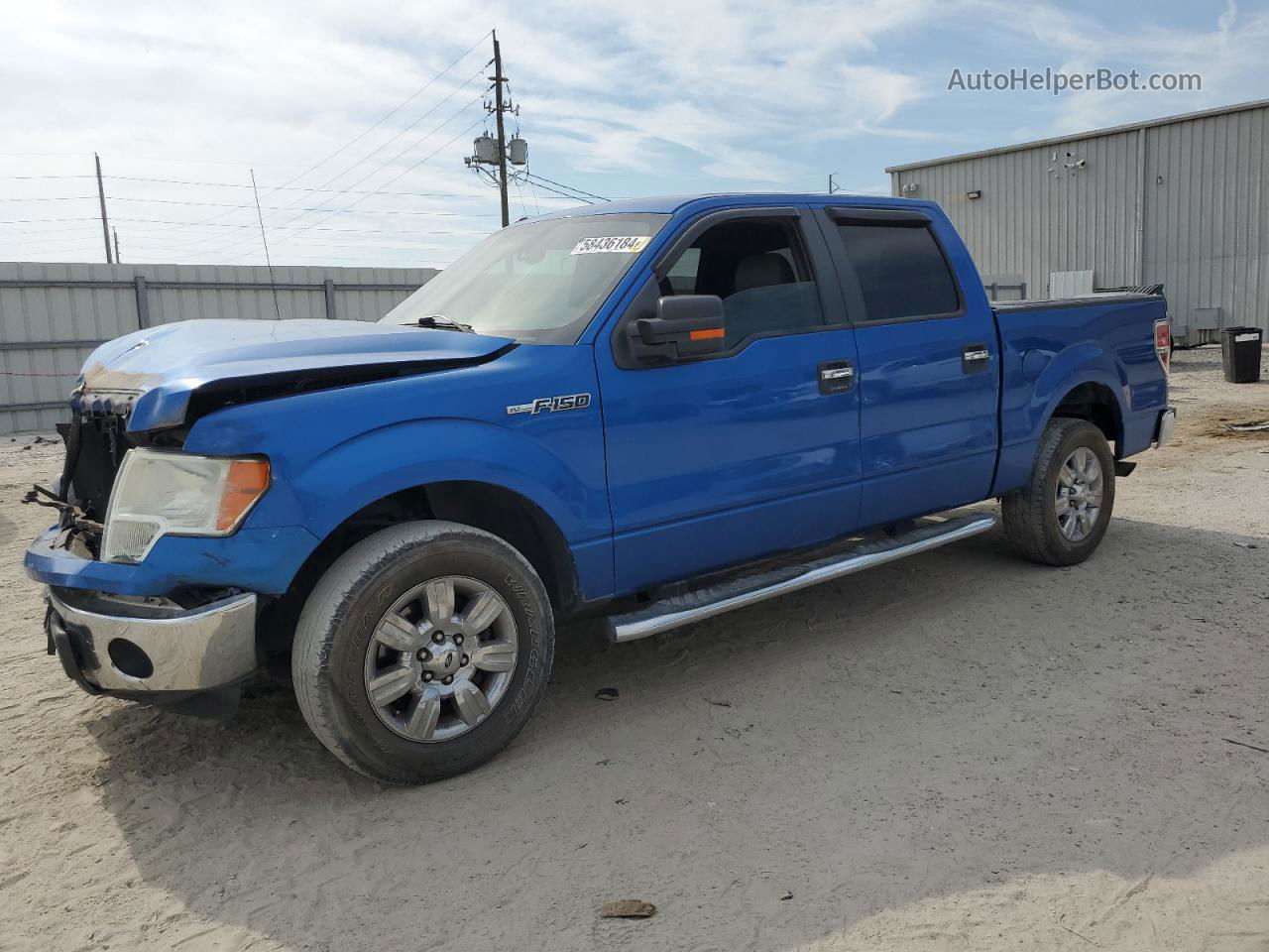 2011 Ford F150 Supercrew Blue vin: 1FTEW1CM6BFB89343