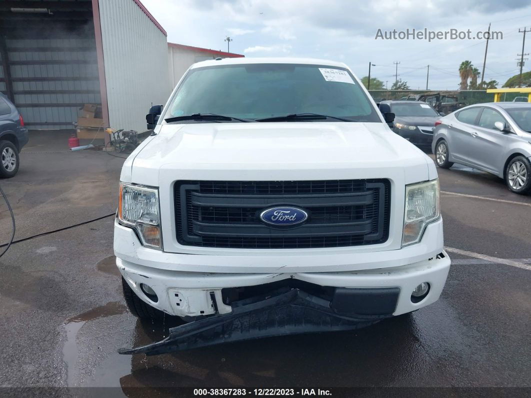 2014 Ford F-150 Stx White vin: 1FTEW1CM6EFB86091