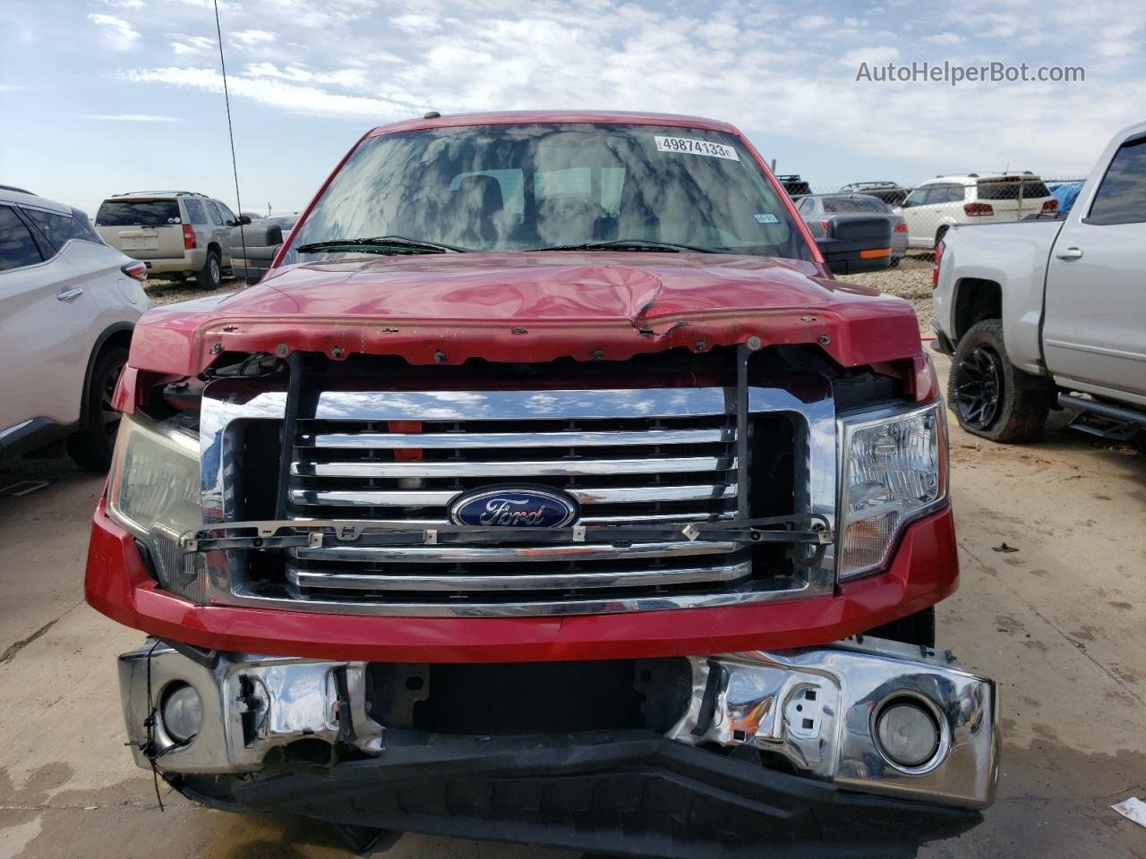 2011 Ford F150 Supercrew Red vin: 1FTEW1CM7BFB70252