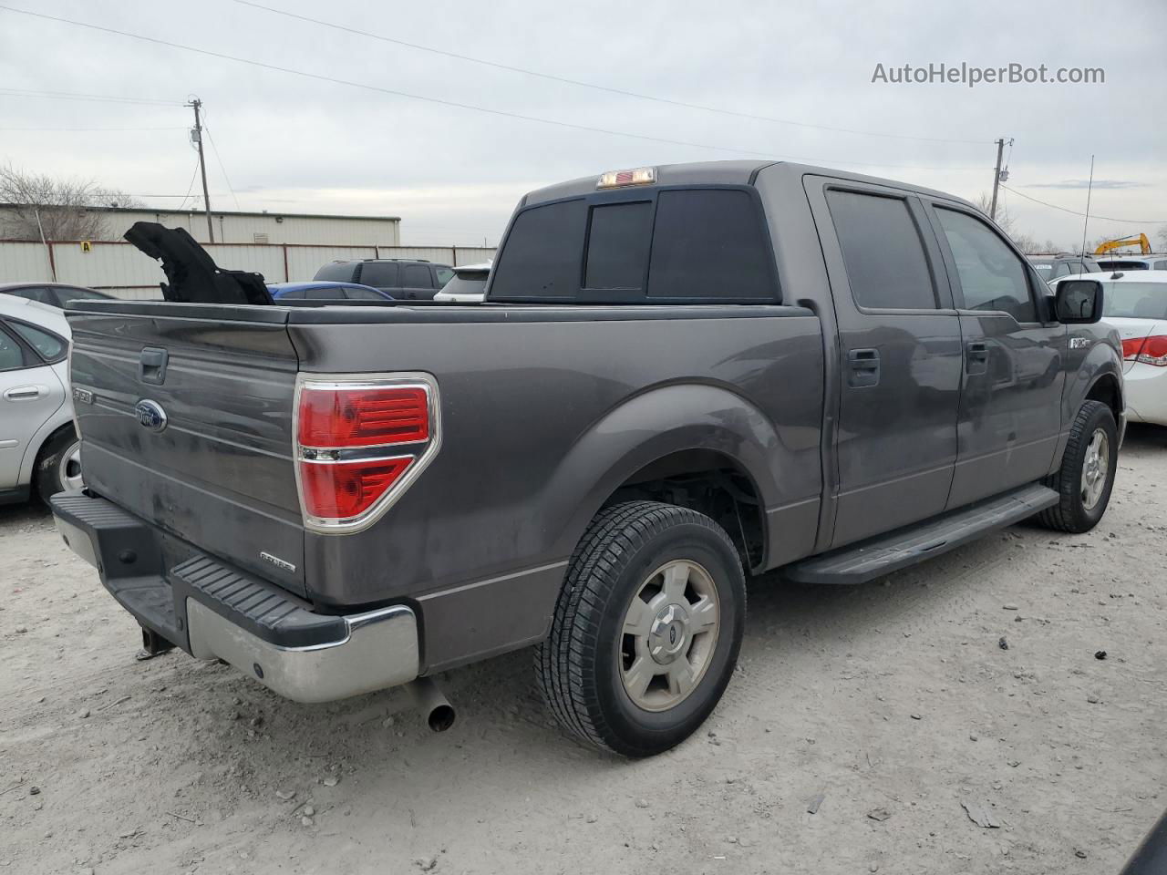 2014 Ford F150 Supercrew Gray vin: 1FTEW1CM7EFA19433