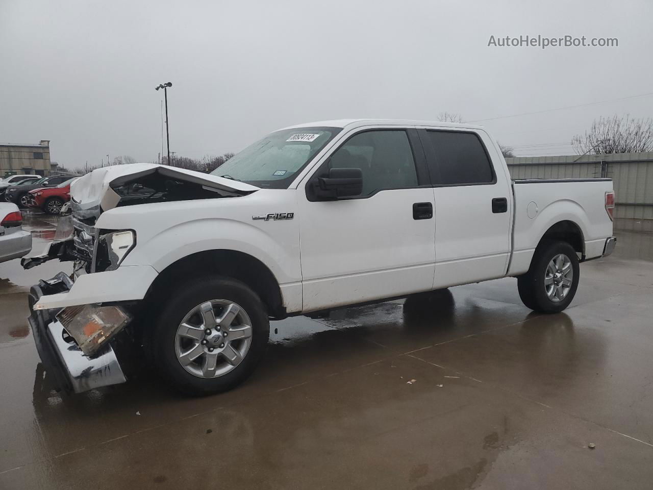 2014 Ford F150 Supercrew White vin: 1FTEW1CM7EKF90315