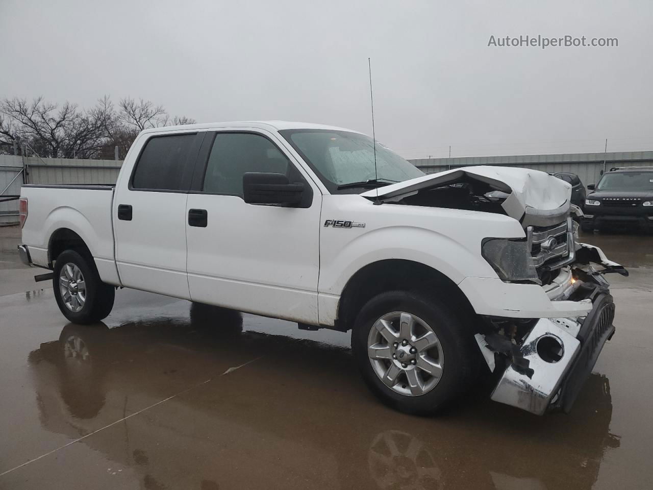 2014 Ford F150 Supercrew White vin: 1FTEW1CM7EKF90315