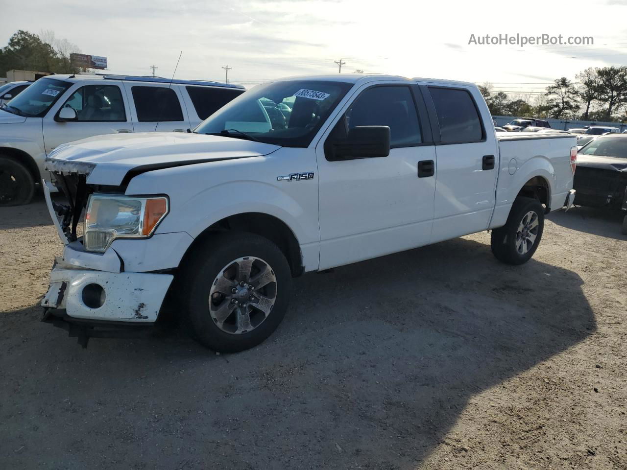 2011 Ford F150 Supercrew Белый vin: 1FTEW1CM8BFC03064