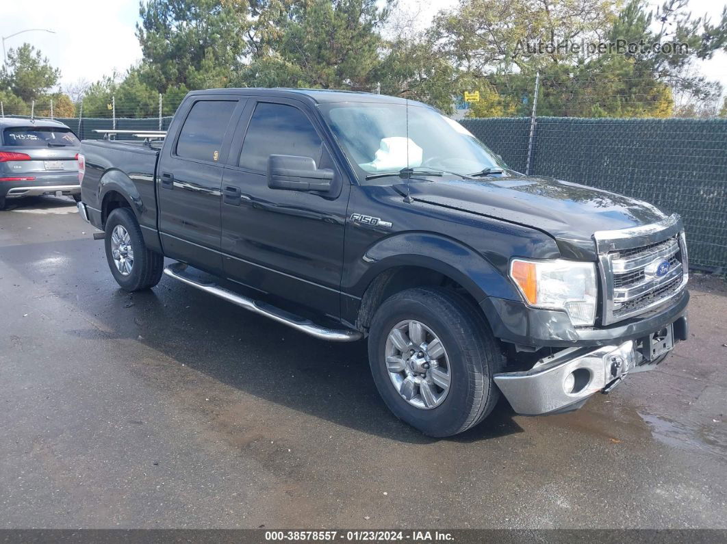 2014 Ford F-150 Xlt Black vin: 1FTEW1CM8EFA45331