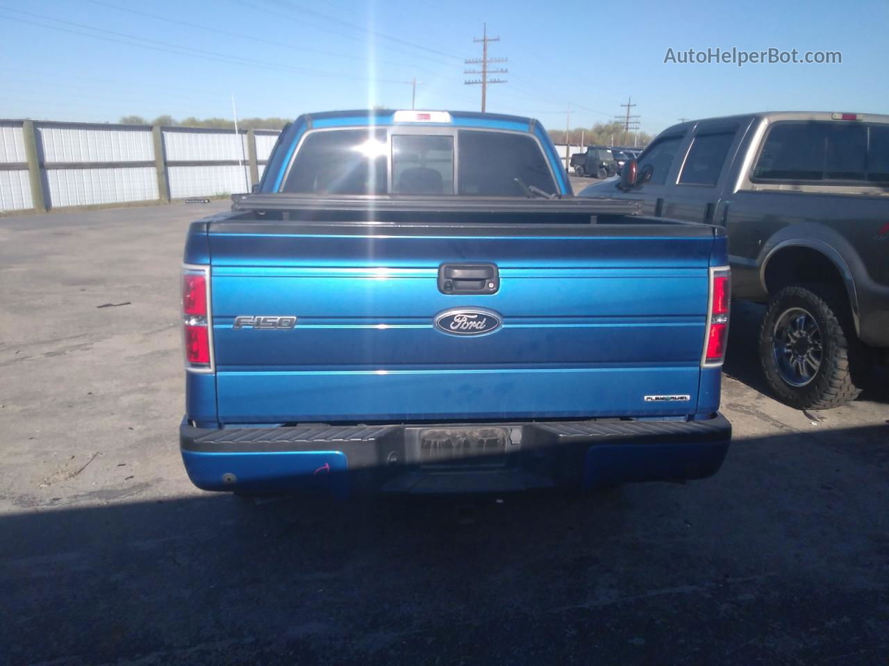 2011 Ford F150 Supercrew Blue vin: 1FTEW1CM9BKD65261