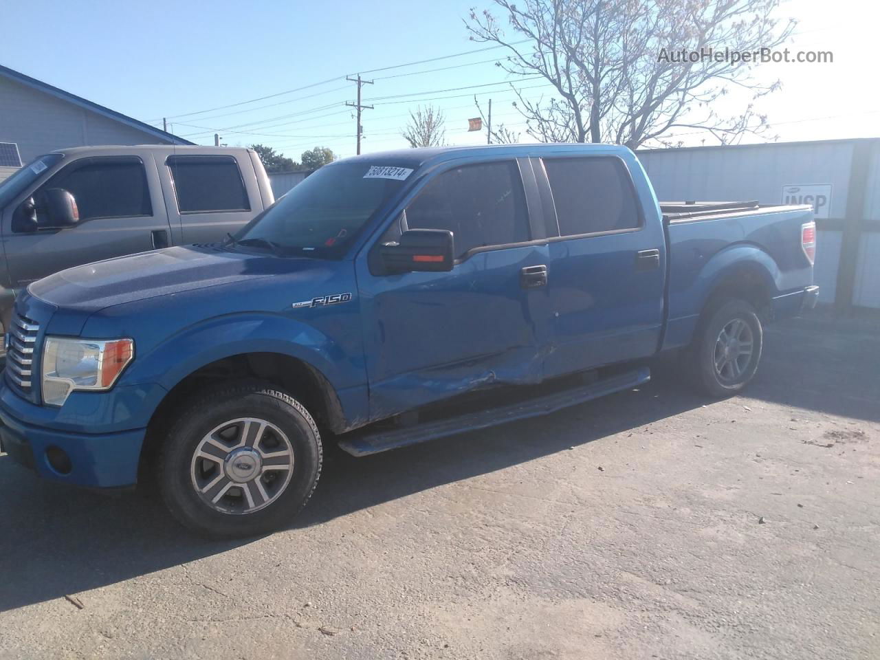 2011 Ford F150 Supercrew Blue vin: 1FTEW1CM9BKD65261