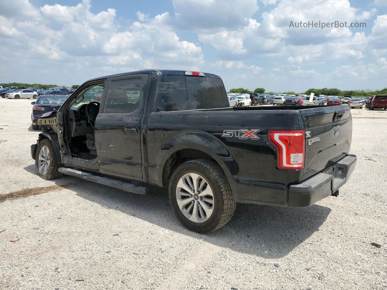 2017 Ford F150 Supercrew Black vin: 1FTEW1CP0HKC42256