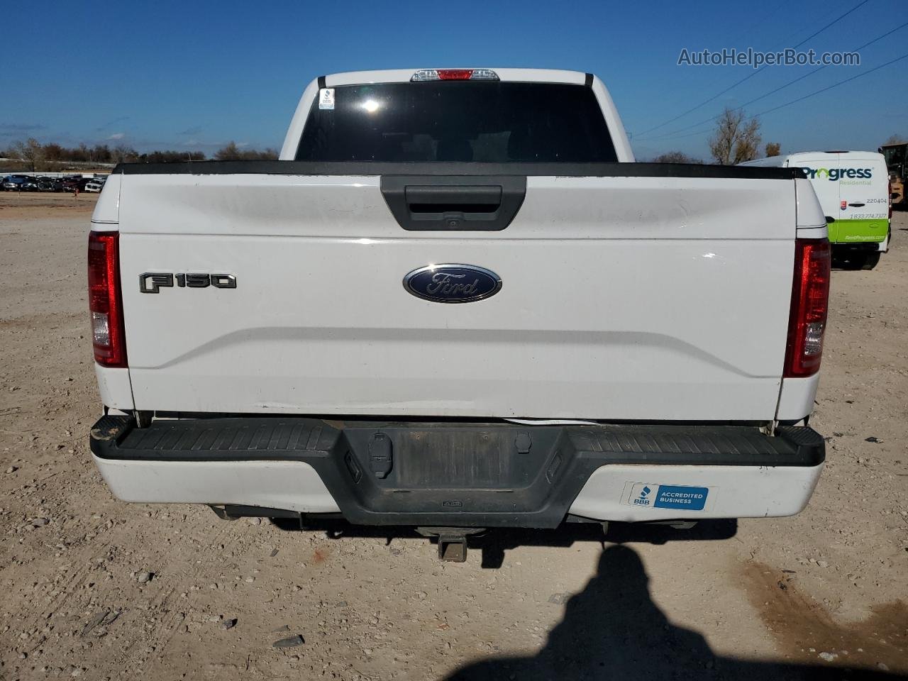 2017 Ford F150 Supercrew White vin: 1FTEW1CP0HKC60918