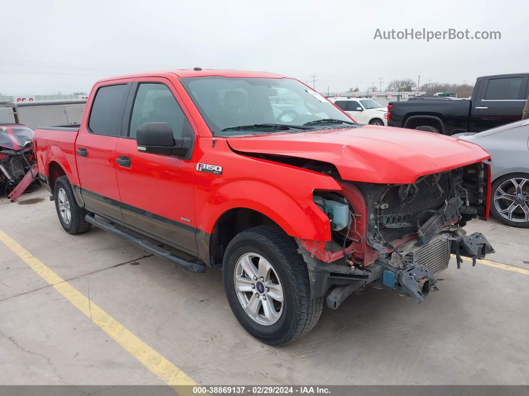 2017 Ford F-150 Xlt Red vin: 1FTEW1CP0HKC71241