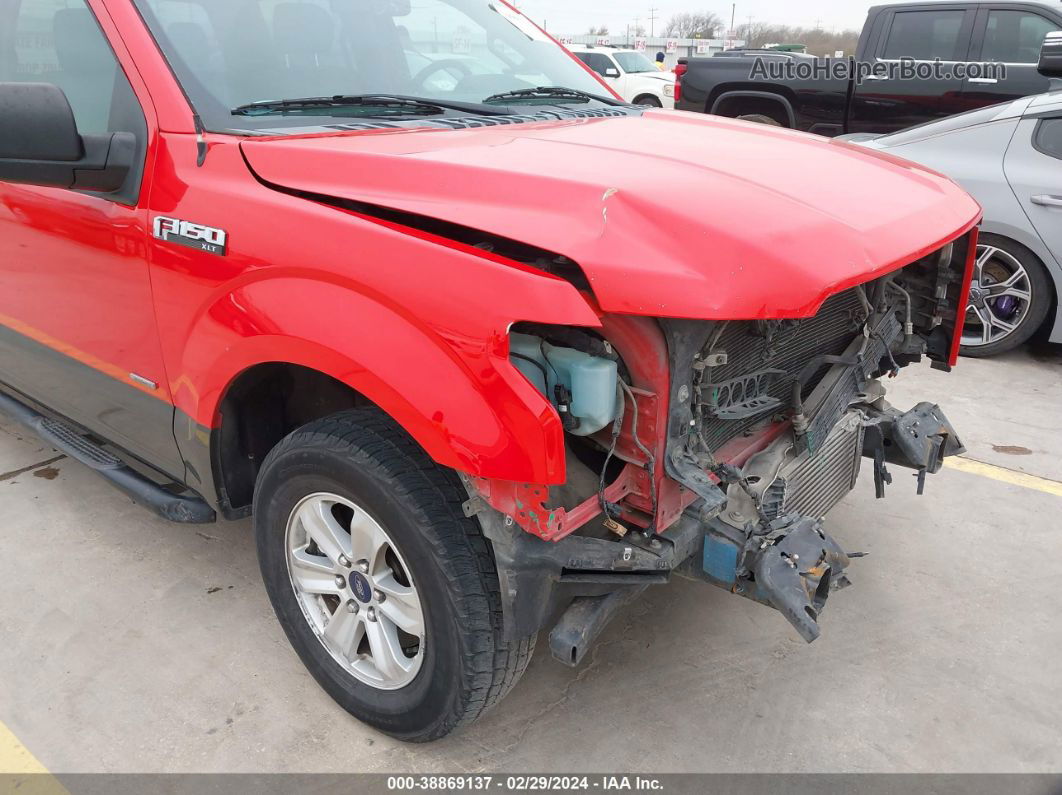 2017 Ford F-150 Xlt Red vin: 1FTEW1CP0HKC71241