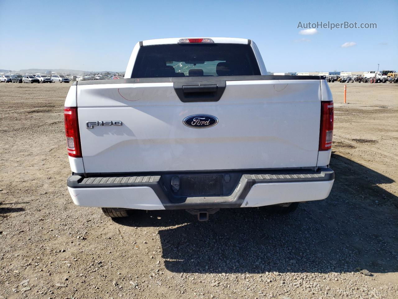 2017 Ford F150 Supercrew White vin: 1FTEW1CP0HKD89449