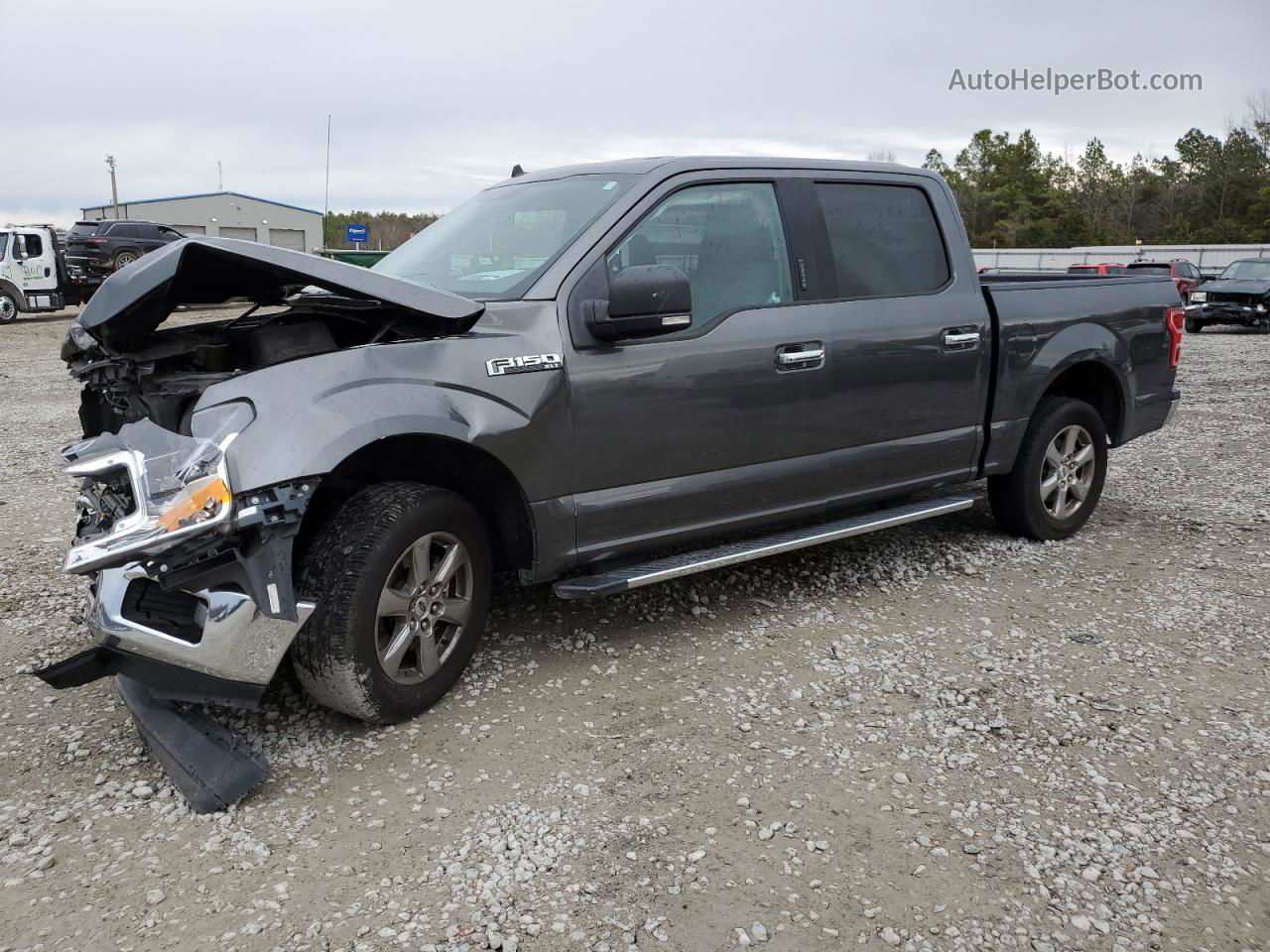 2019 Ford F150 Supercrew Серый vin: 1FTEW1CP0KFB00988