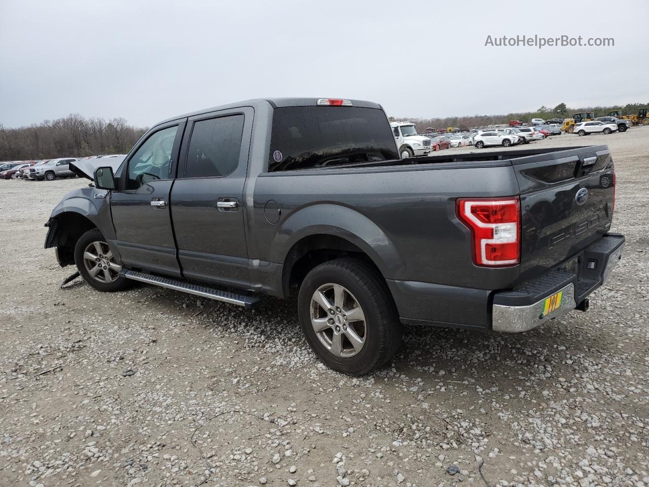 2019 Ford F150 Supercrew Gray vin: 1FTEW1CP0KFB00988