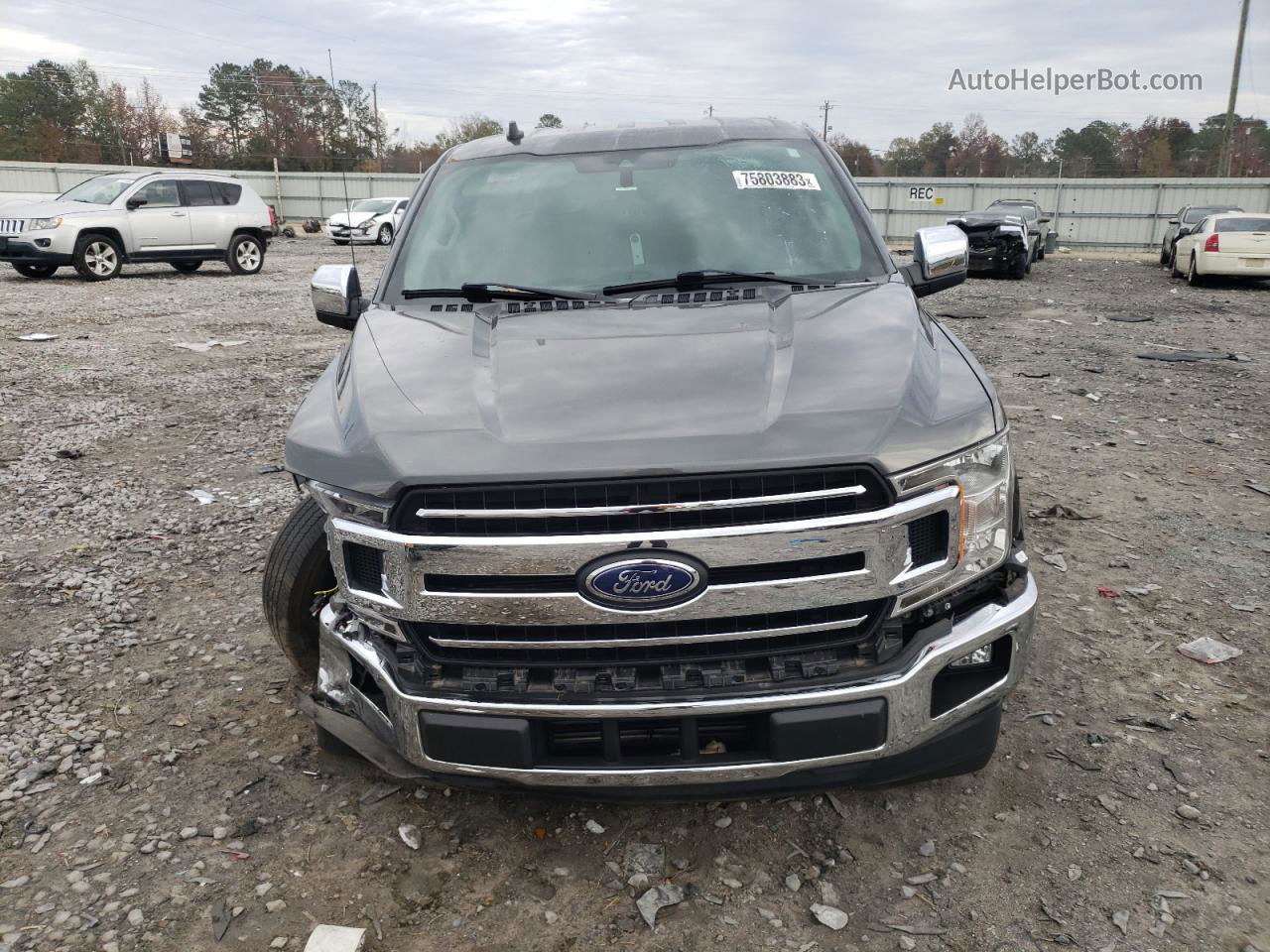 2020 Ford F150 Supercrew Серый vin: 1FTEW1CP0LFC16404