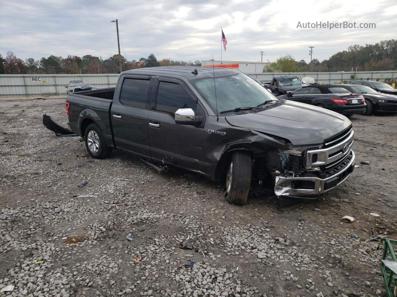 2020 Ford F150 Supercrew Gray vin: 1FTEW1CP0LFC16404