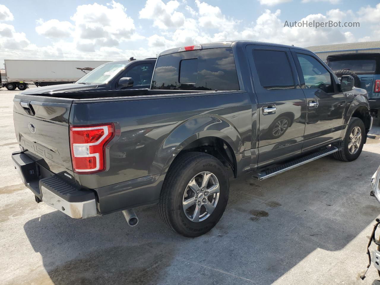 2020 Ford F150 Supercrew Gray vin: 1FTEW1CP0LKF15687