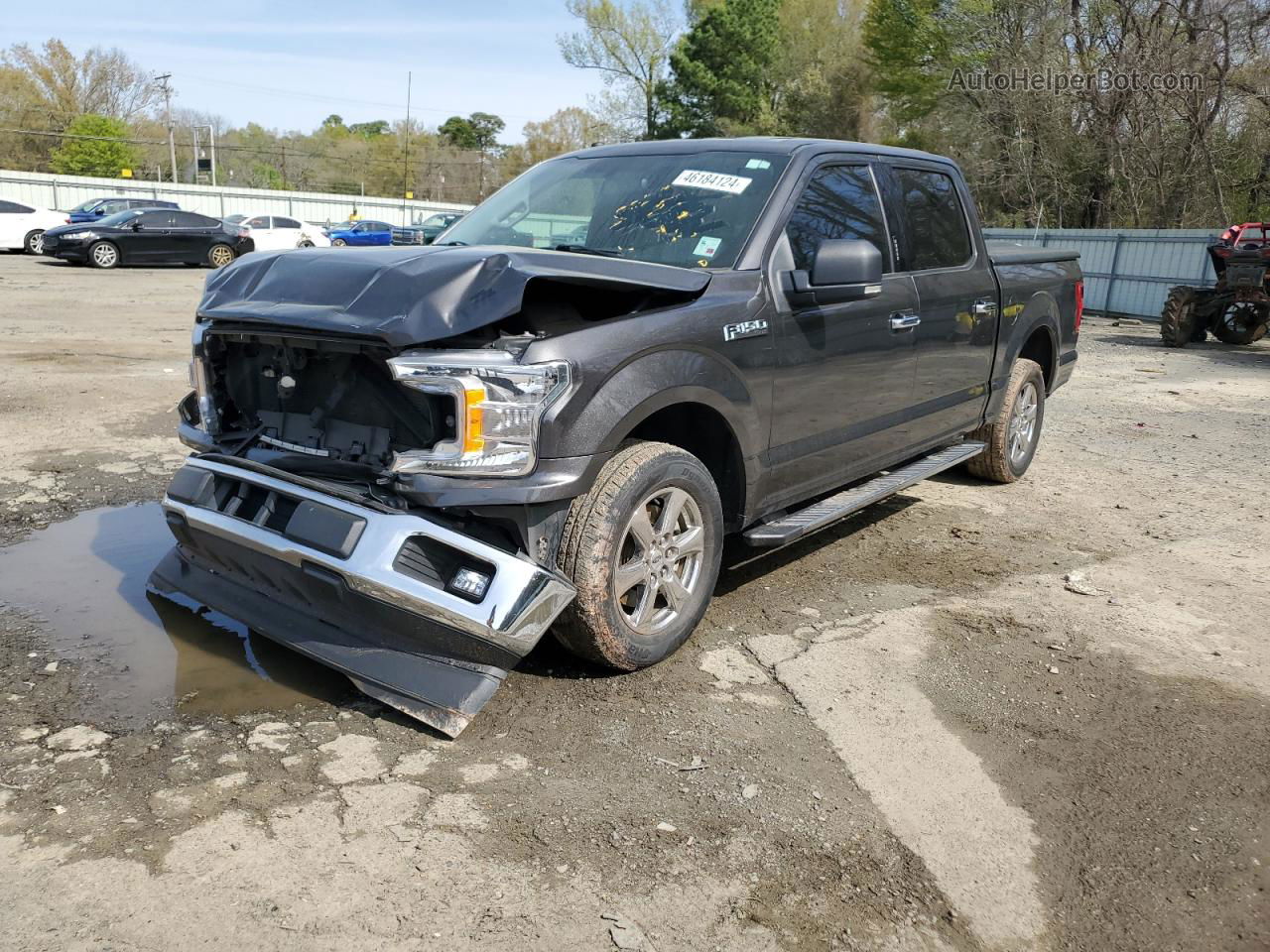 2018 Ford F150 Supercrew Gray vin: 1FTEW1CP1JKF67679