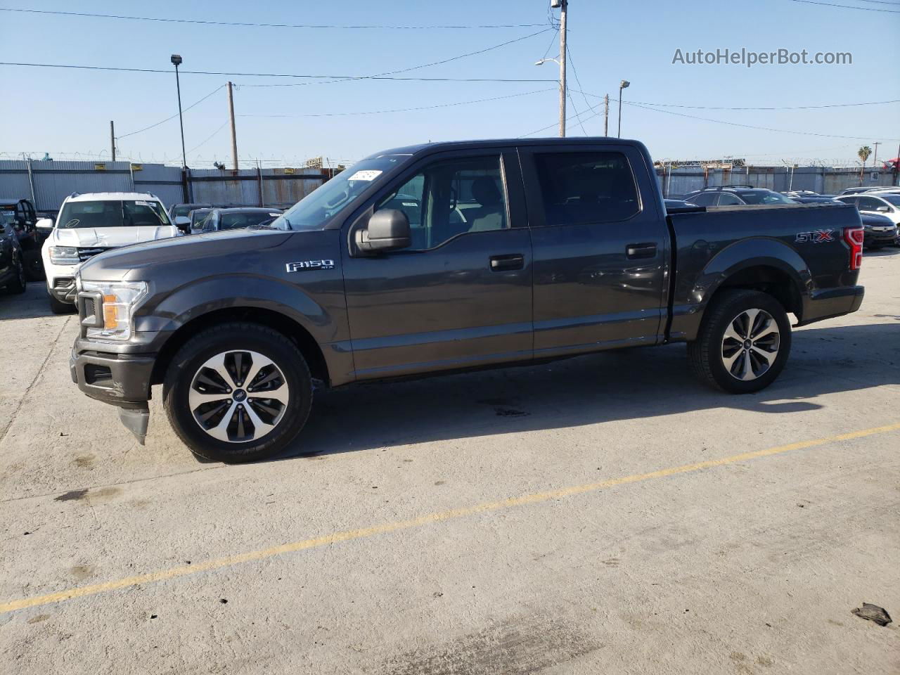 2019 Ford F150 Supercrew Gray vin: 1FTEW1CP1KKE80916