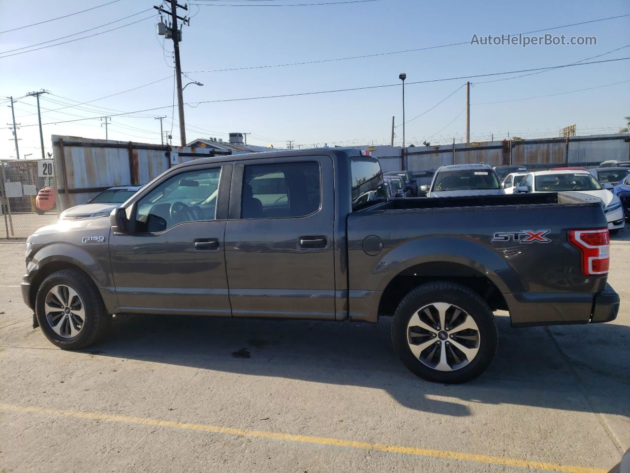 2019 Ford F150 Supercrew Gray vin: 1FTEW1CP1KKE80916