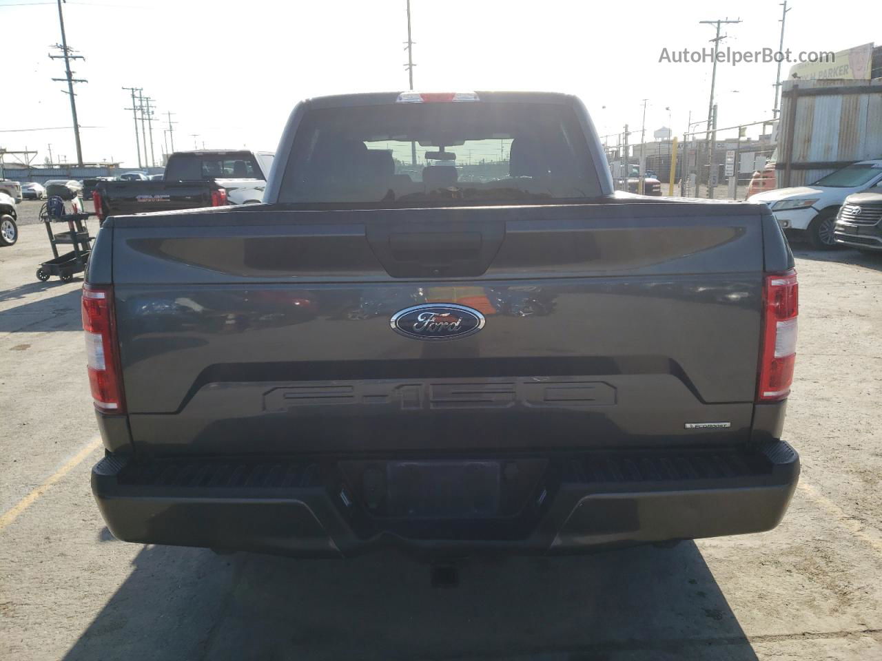 2019 Ford F150 Supercrew Gray vin: 1FTEW1CP1KKE80916