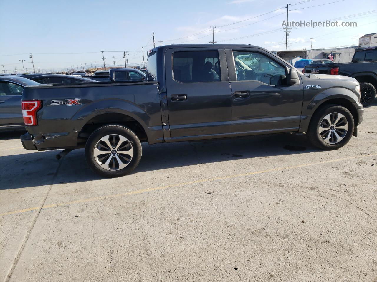 2019 Ford F150 Supercrew Gray vin: 1FTEW1CP1KKE80916