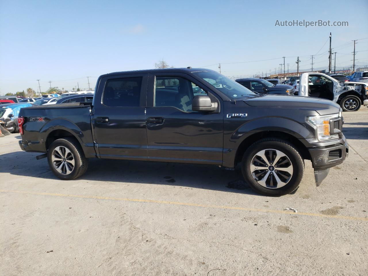 2019 Ford F150 Supercrew Gray vin: 1FTEW1CP1KKE80916